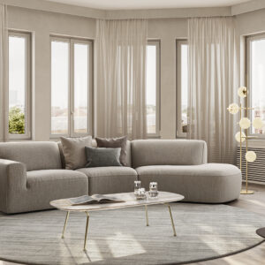 C344 Charme Modular Sectional Sofa by Natuzzi Editions